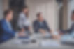 Business discussion with employees